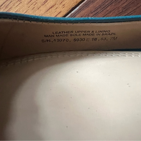 EUC Tory Burch flats teal/blue size 7 - Picture 2 of 4